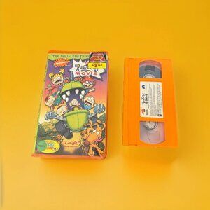 The Rugrats Movie (VHS, 1998) Nickelodeon Hit Movie Orange Clamshell And Tape